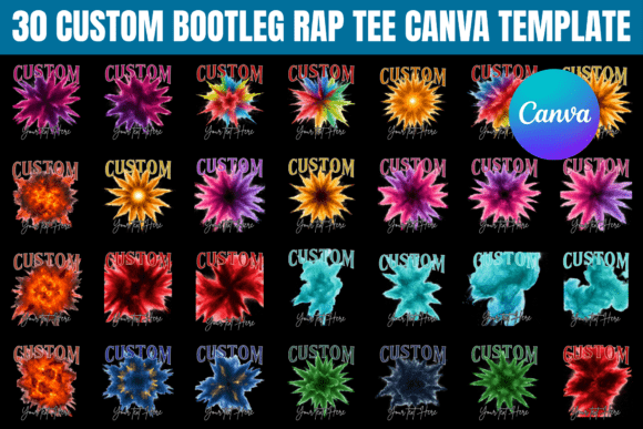 30x Custom Bootleg Rap Tee Template: Your Shortcut to Viral Designs
