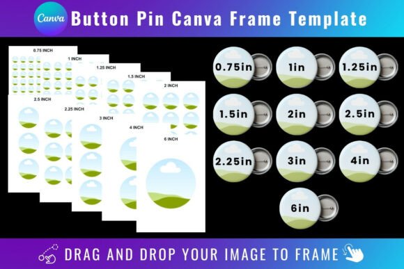 Button Pin Canva Frame Template: Your Quick Guide
