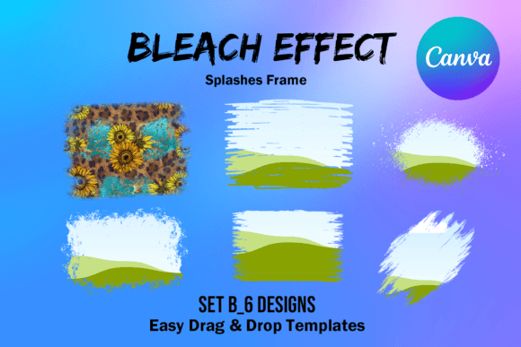 Canva Frame Template Bleach Effect Set B: A Designer's Guide