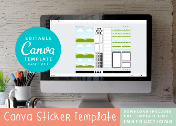 Canva Washi Sticker Journal Template: A Designer's Guide