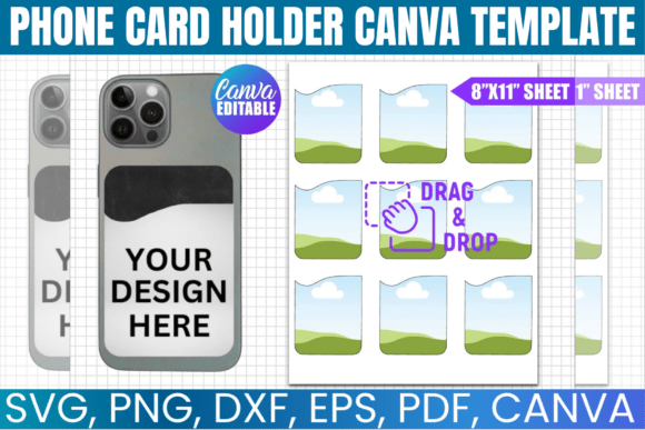 Create Custom Phone Card Holders With This Canva Template