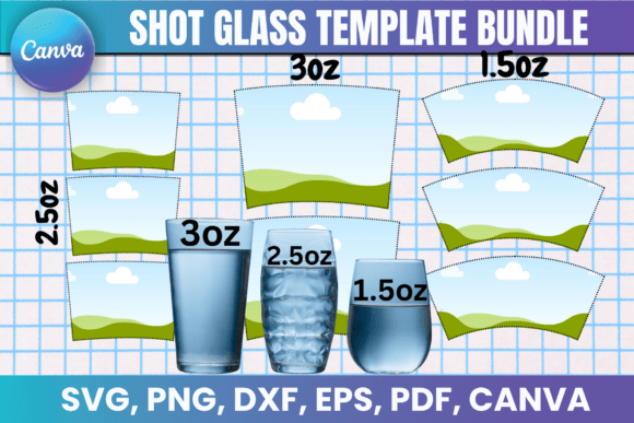 Custom Shot Glass Designs Made Simple: The Canva Template Bundle