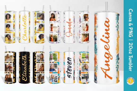 Design Custom Tumblers with Personalized Photo PNGs and Canva