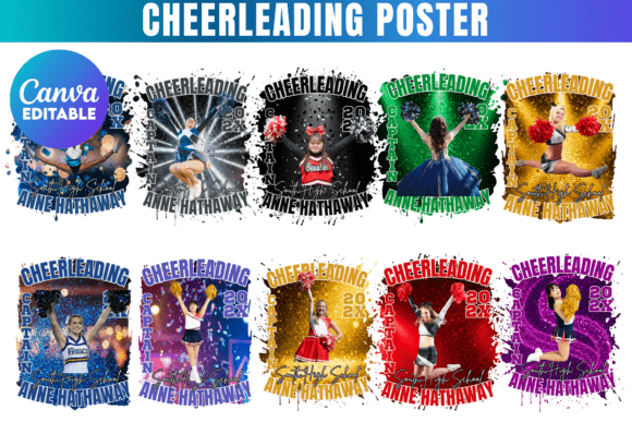 Designing Team Spirit: The 10 Cheerleader & Dancer Canva Template