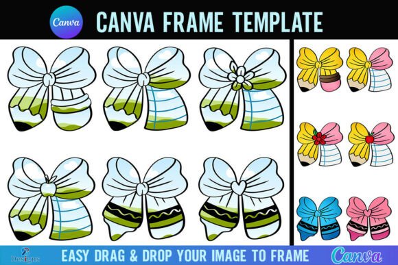 Embracing Playful Elegance: The Pencil Bow Canva Teacher Crayon Coquette Aesthetic