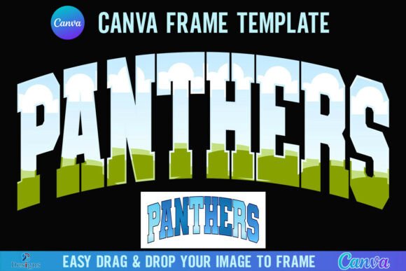 Panthers Canva Frame Varsity Mascot Team: A Powerful Design Asset