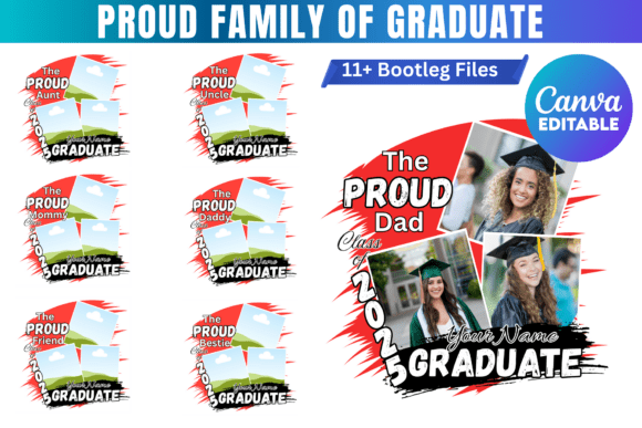 Proud Family Graduation TShirt Proud Mom: A Designer's Template Guide