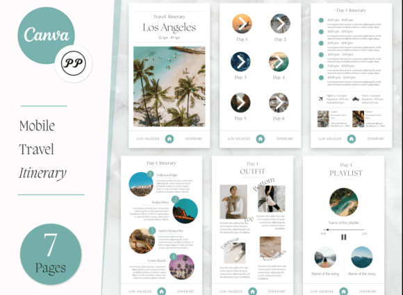 Travel Itinerary Template: Your Mobile-Sized Planning Companion