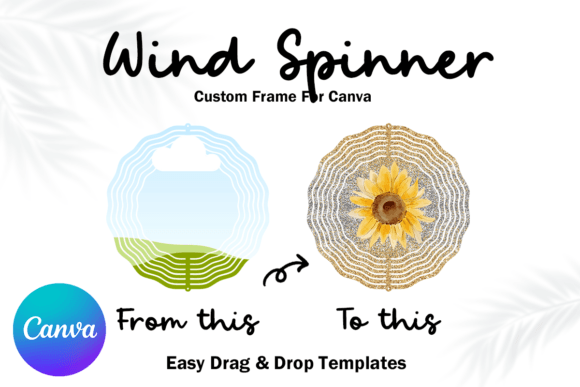 Unlock Effortless Creativity with a Wind Spinner Canva Frame Template