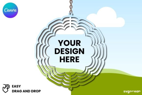 Wind Spinner Canva Mockup: Elevate Your Digital Product Photography