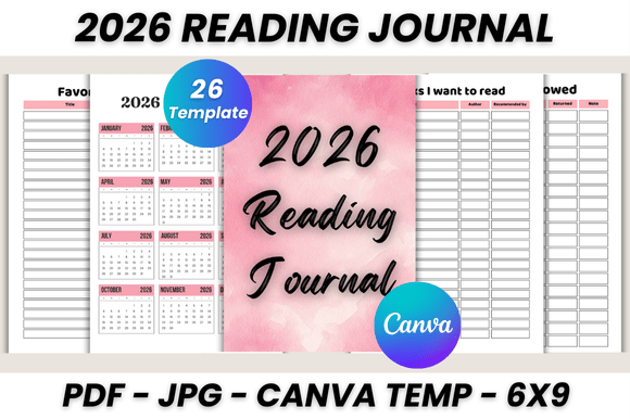 Your 2026 Reading Journal Canva Template: Design & Organize
